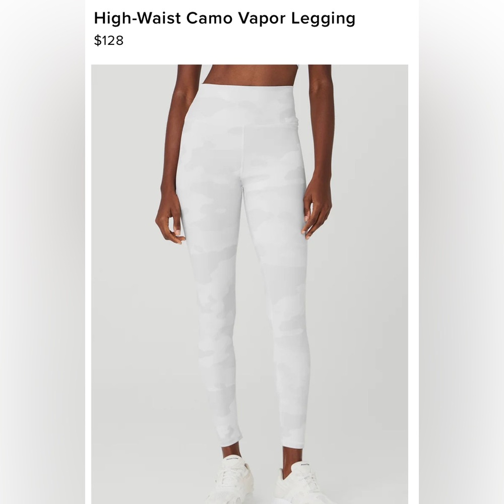 Alo Yoga High-Waist Camo Vapor Leggings